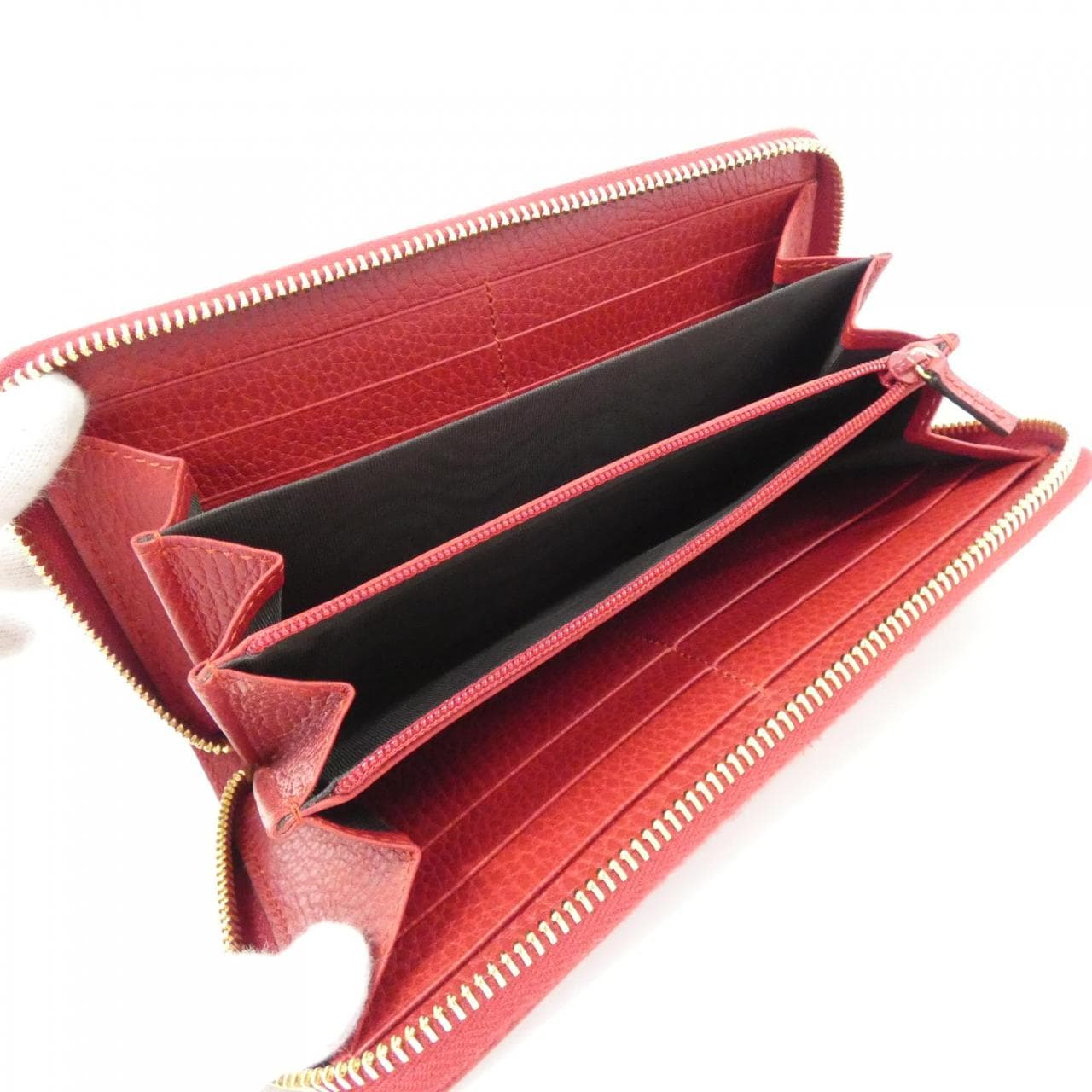 GUCCI 456117 CAO0G Wallet Leather