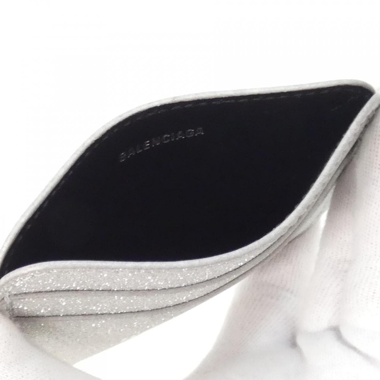 BALENCIAGA Hourglass 593812 210IE 卡片套 帆布