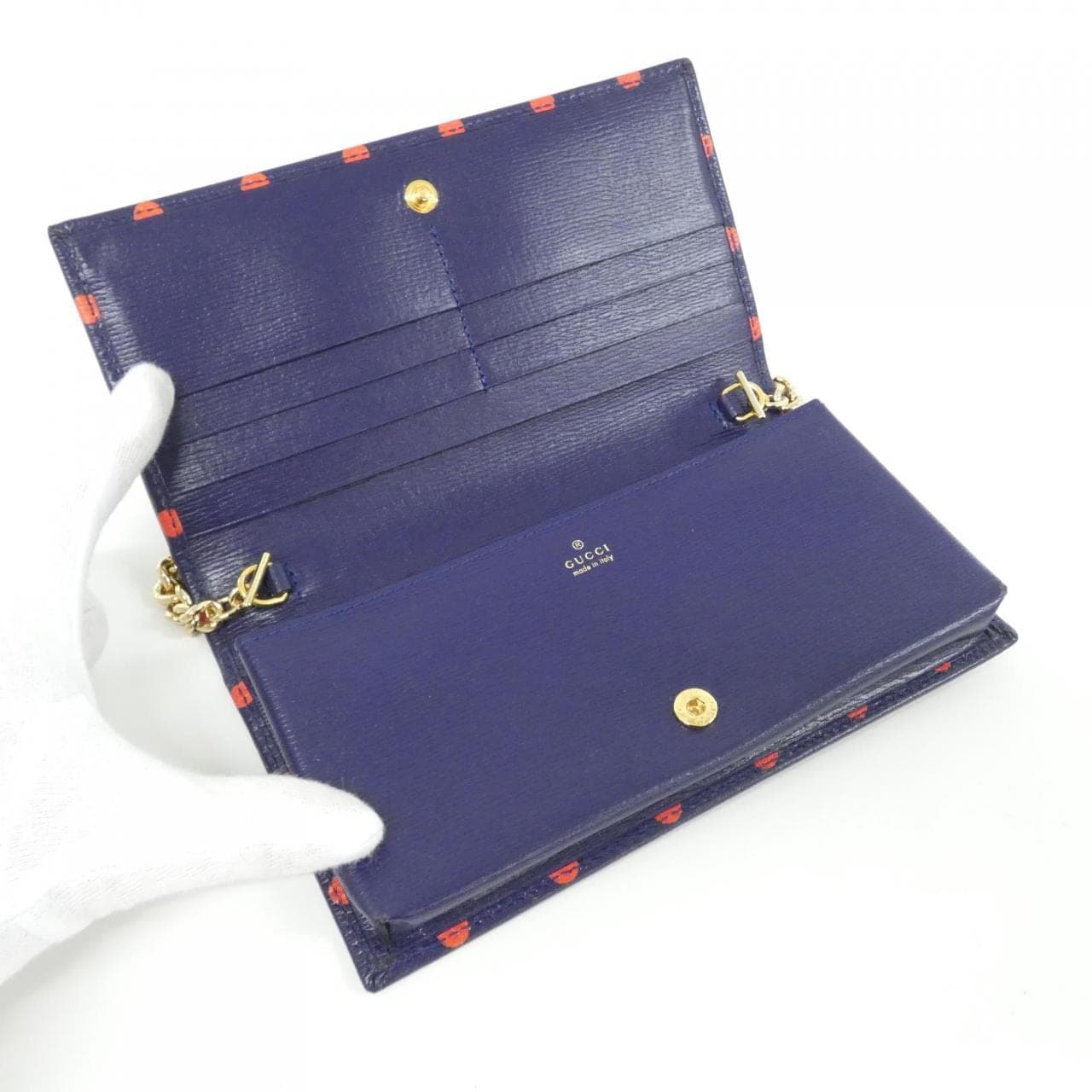 GUCCI 621892 1V4BG 銀包 皮革