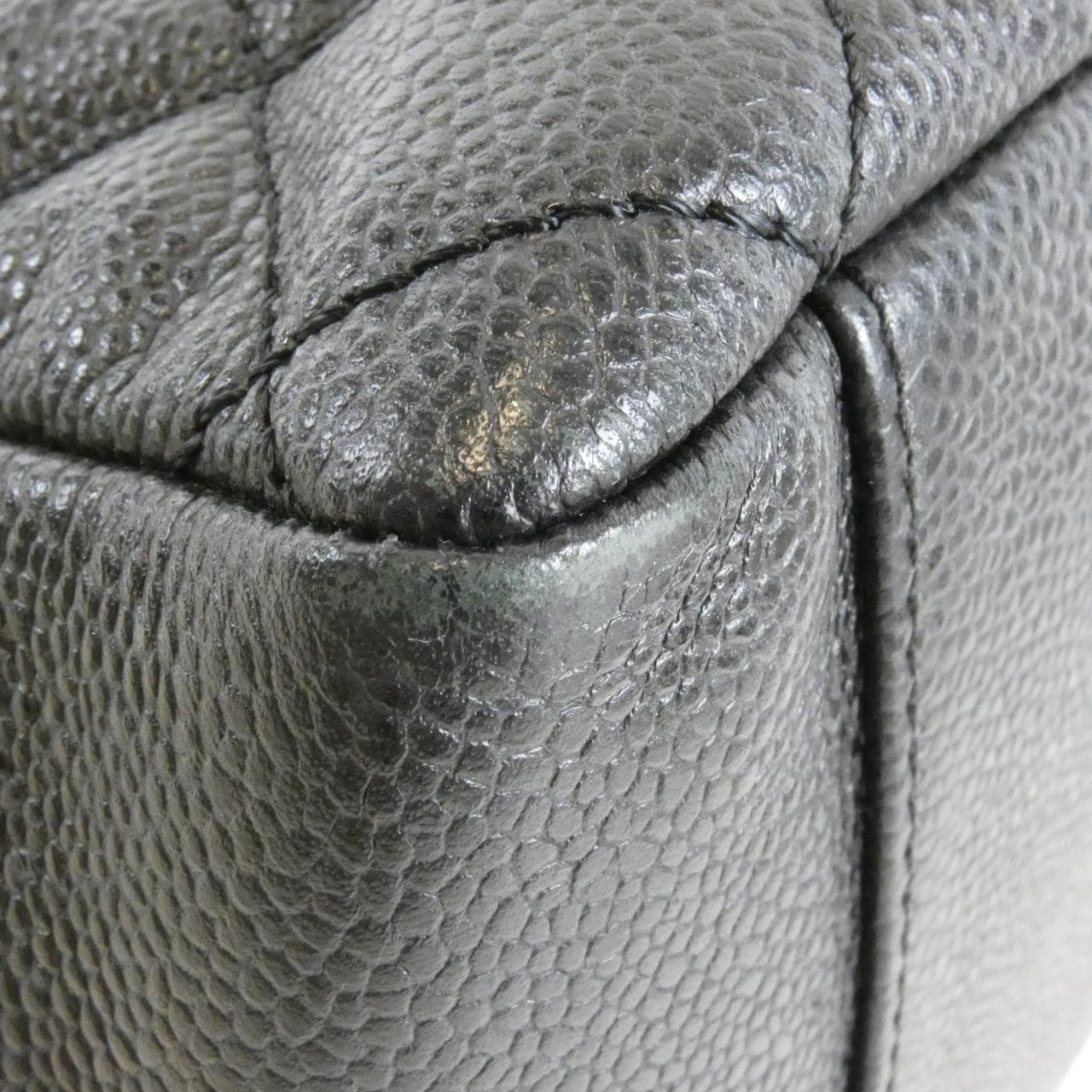 CHANEL 50995 Shoulder Grained Calfskin