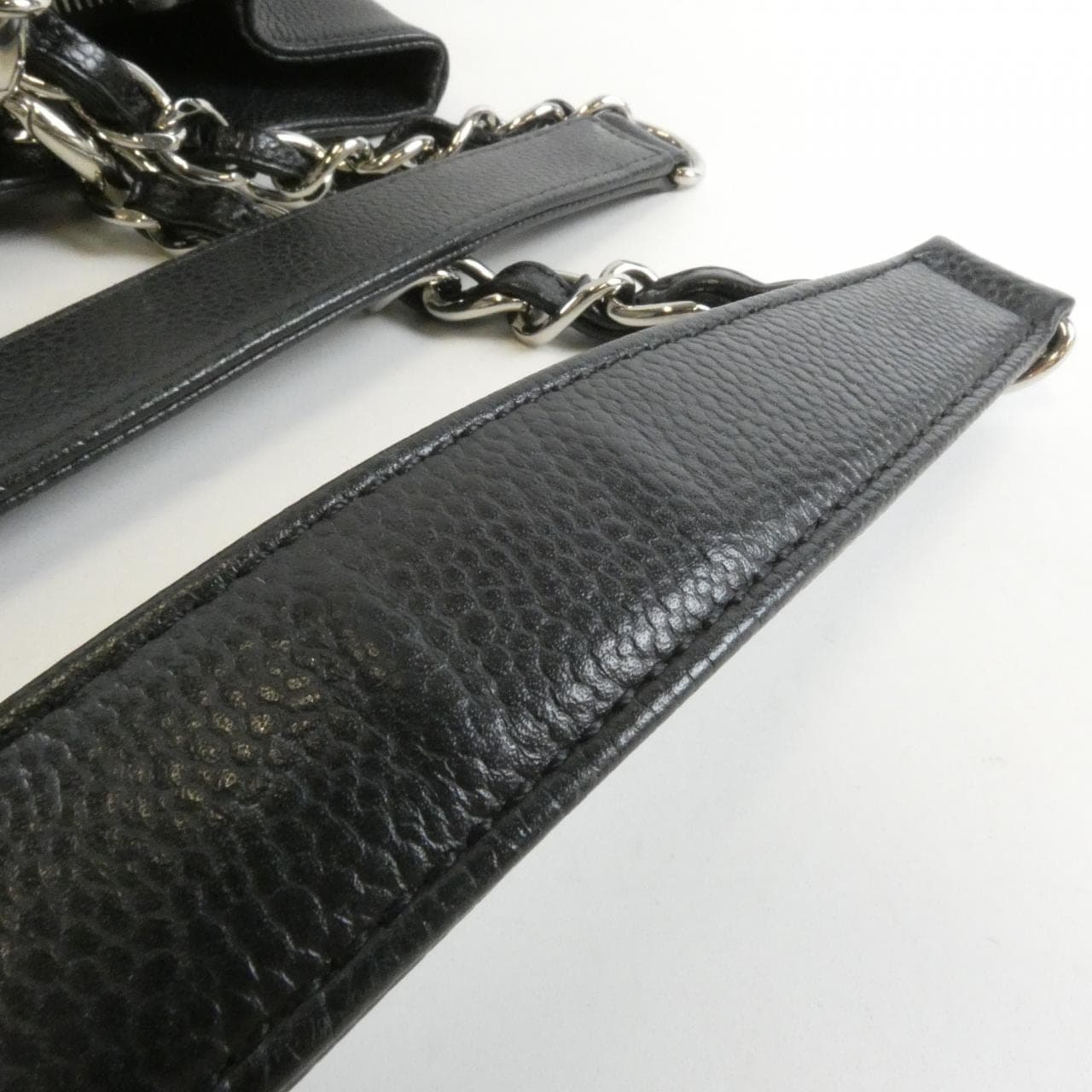 CHANEL 50995 Shoulder Grained Calfskin