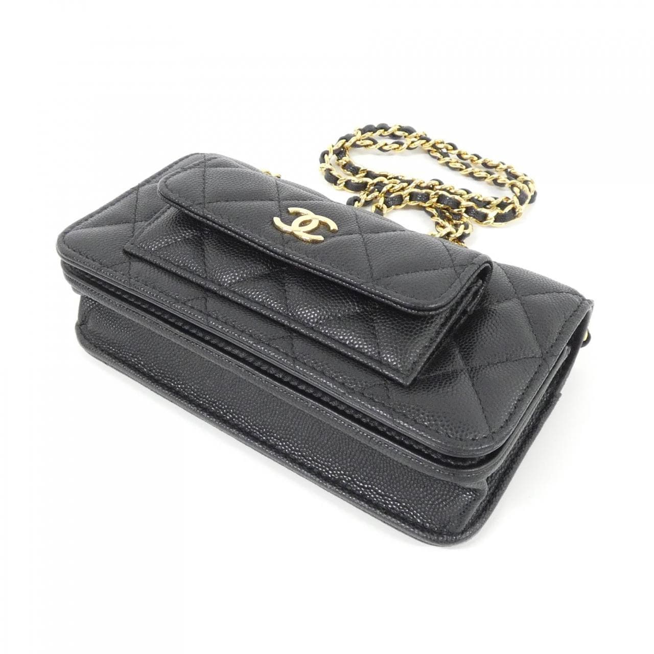 CHANEL Chanel 19 AP3465 銀包 荔枝紋牛皮