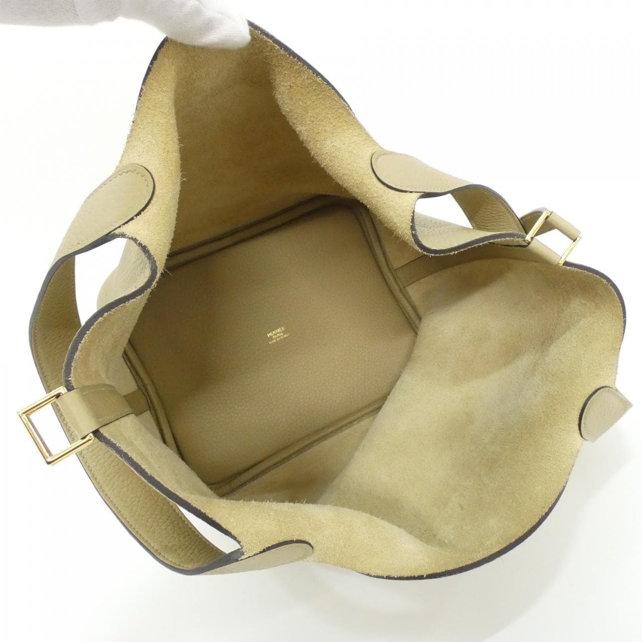 HERMES Picotin 060991CC Handbag Clemence