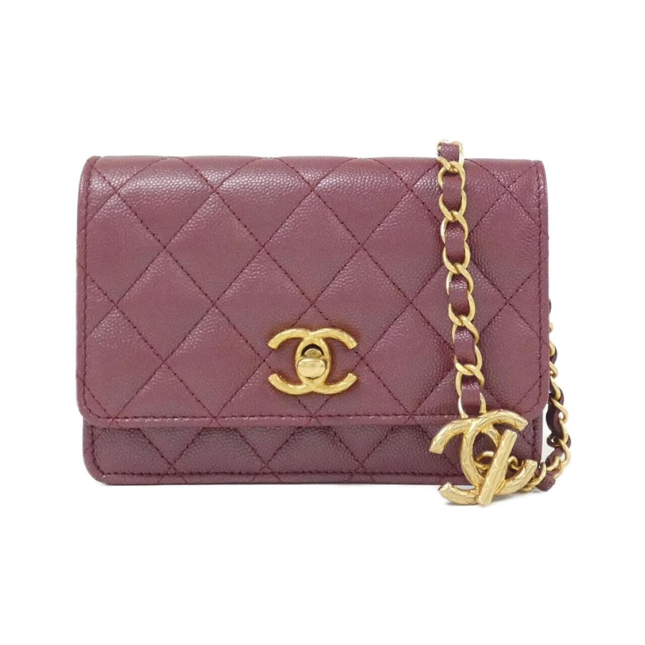 CHANEL Chanel 19 AP3480 銀包 荔枝紋牛皮