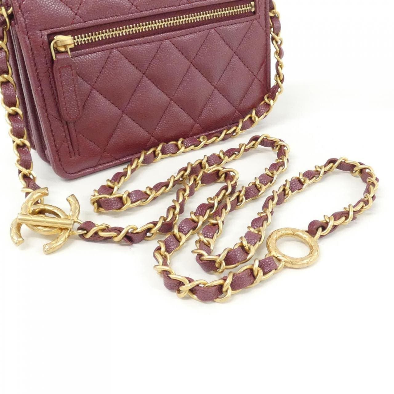 CHANEL Chanel 19 AP3480 銀包 荔枝紋牛皮