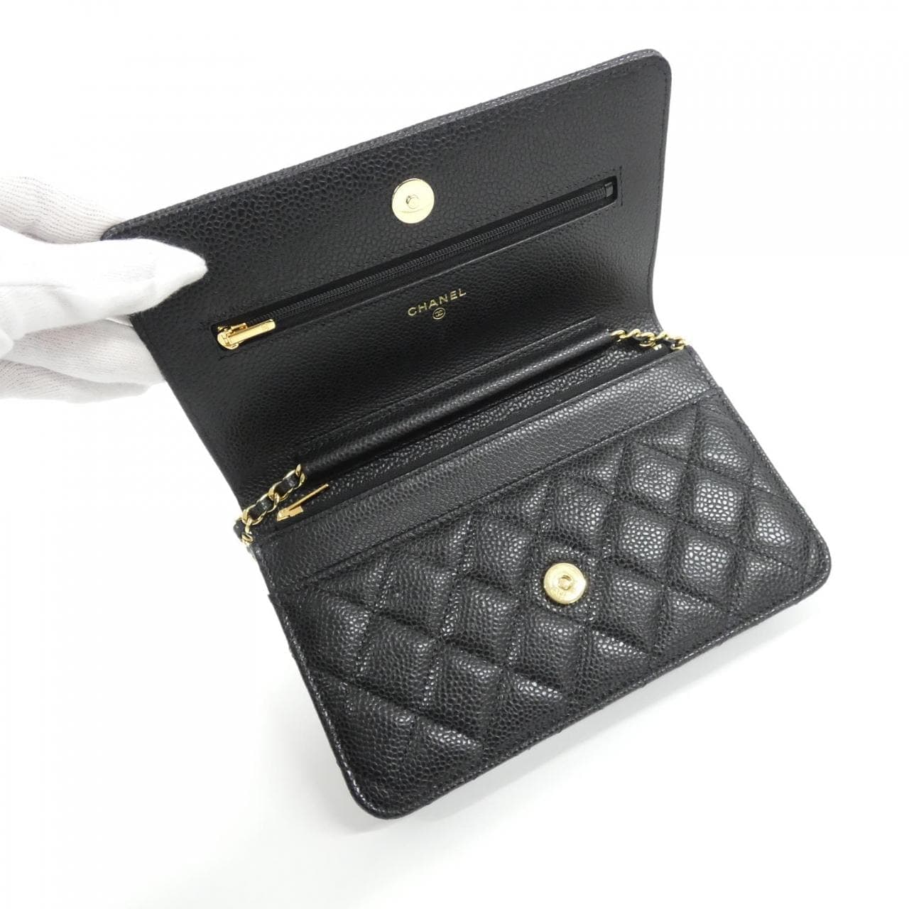 CHANEL Timeless Classic AP0250 Wallet Grained Calfskin
