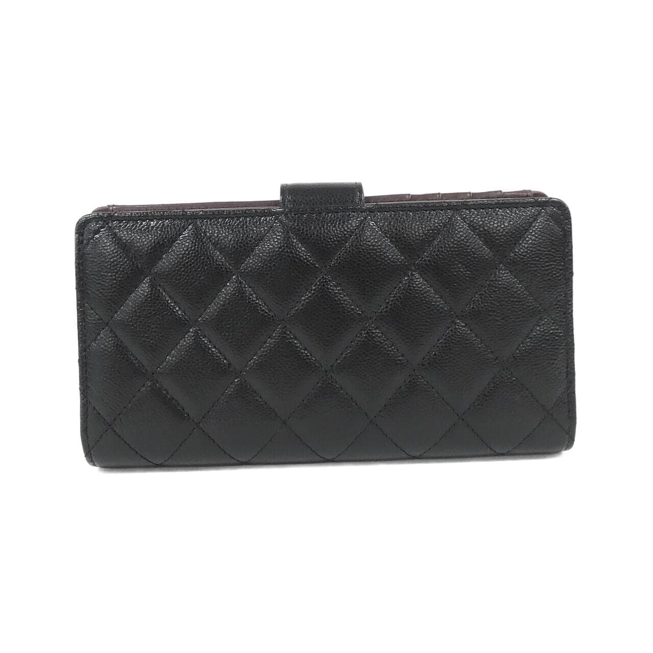 CHANEL 銀包 荔枝紋牛皮