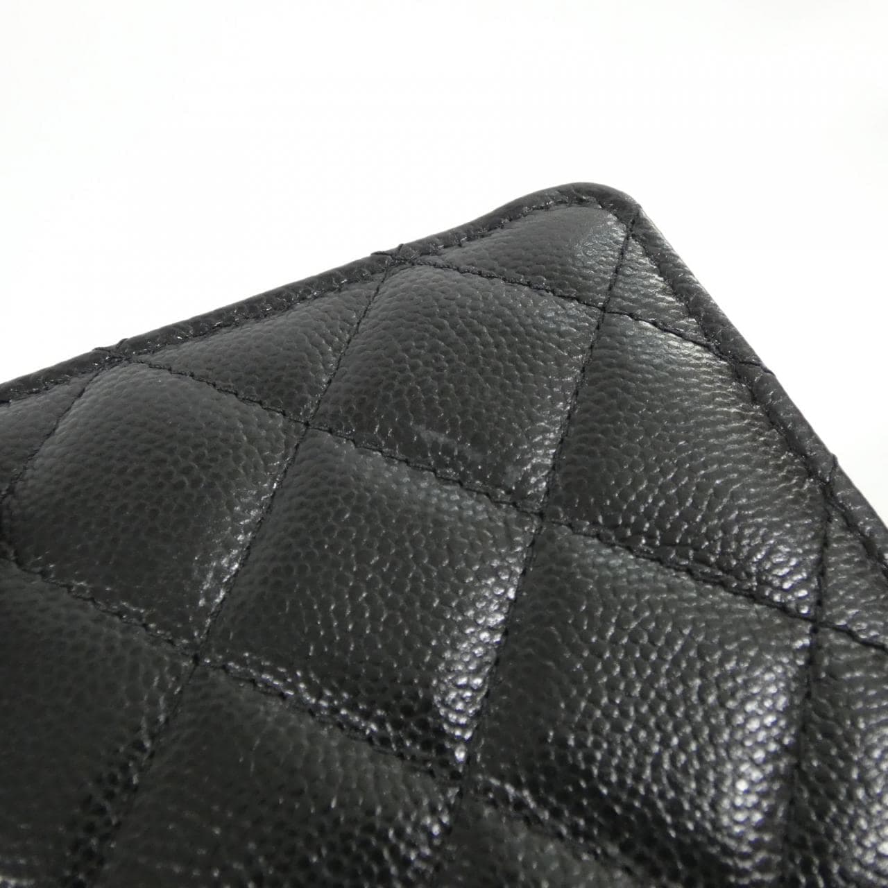CHANEL 銀包 荔枝紋牛皮