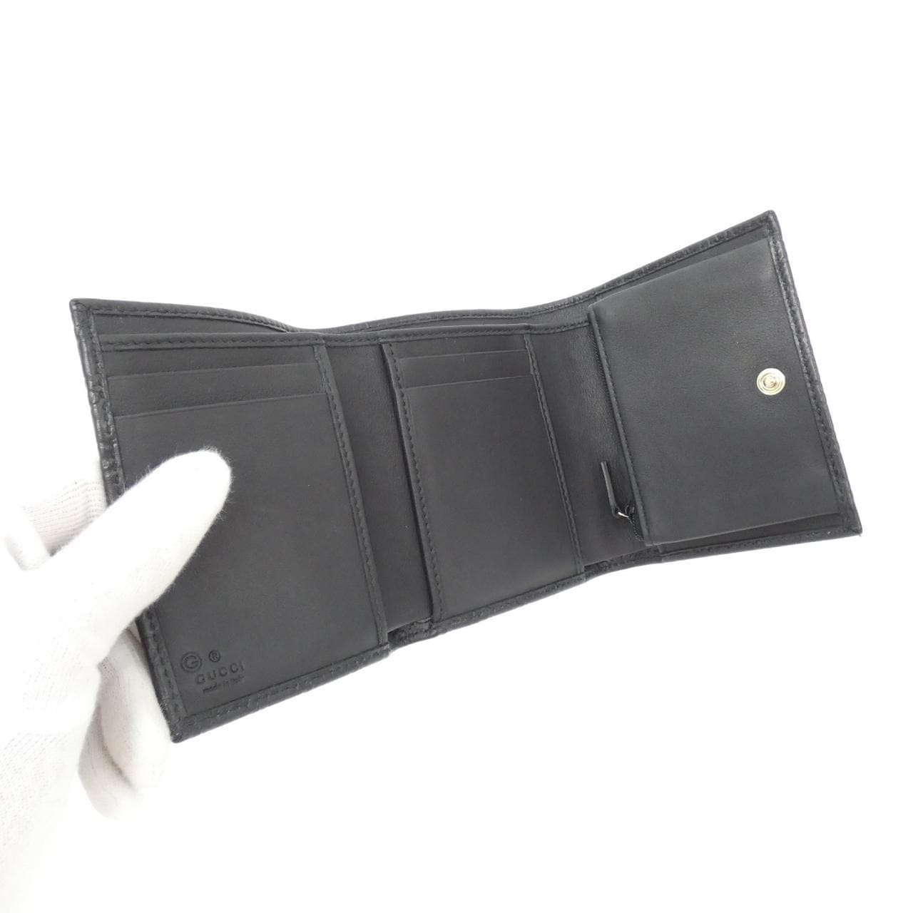 GUCCI 510317 BMJ1G 銀包 皮革
