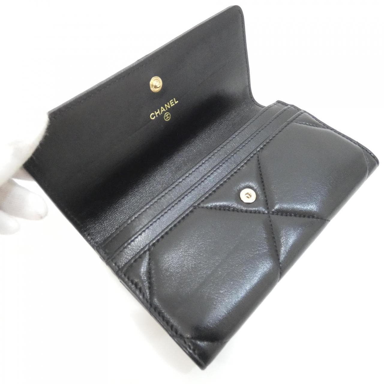 CHANEL Chanel 19 AP0953 銀包 羊皮
