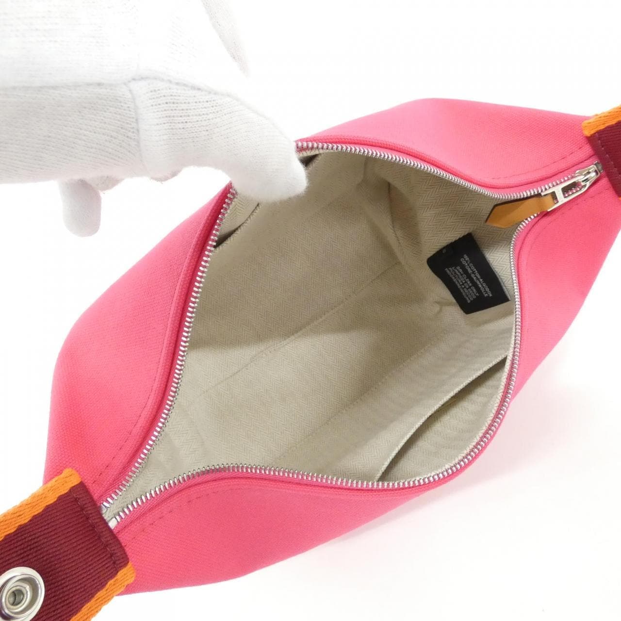 HERMES 103222M Pouch Canvas