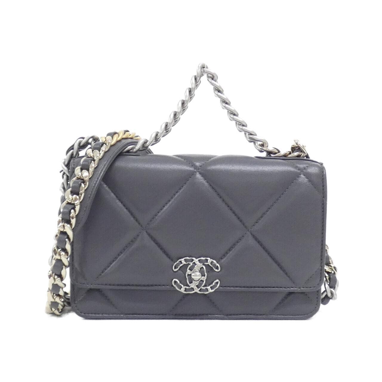 CHANEL Chanel 19 AP3267 銀包 羊皮