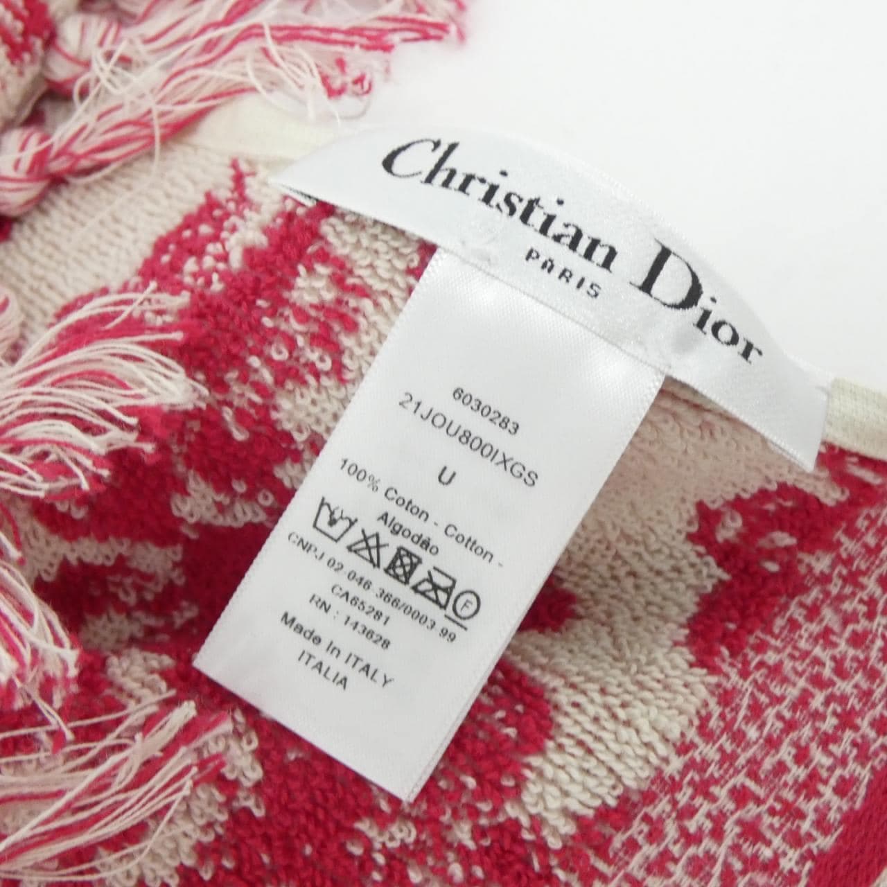 DIOR 21JOU800IXGS Wallet Cotton