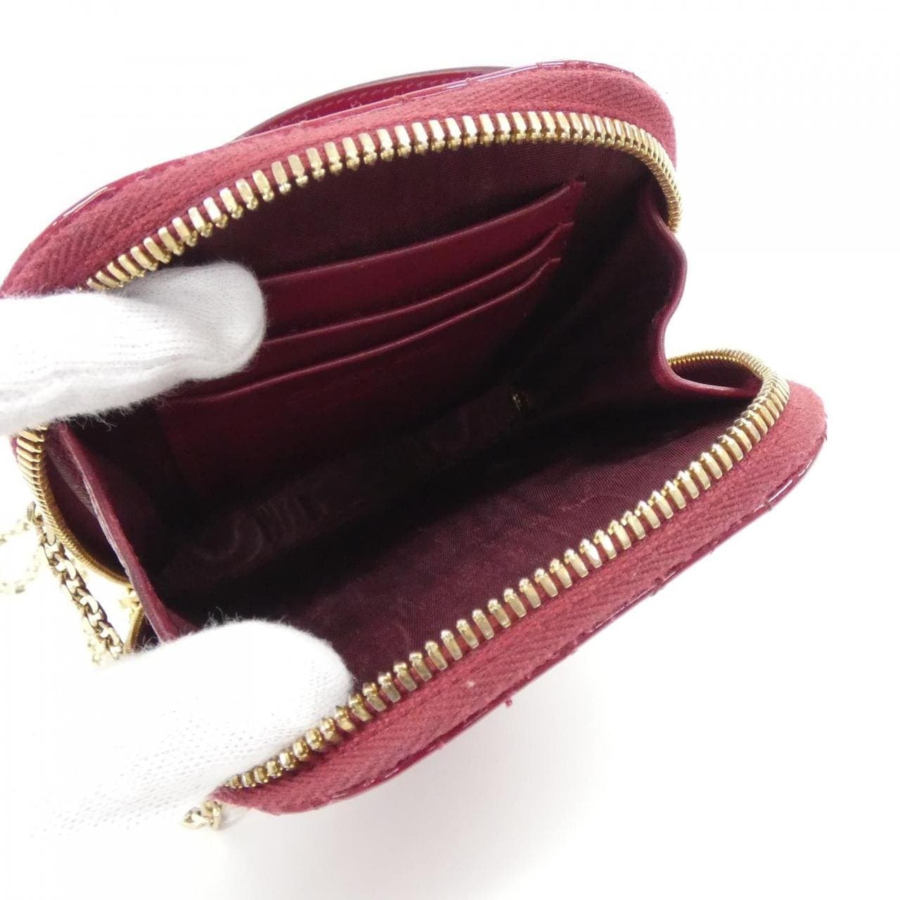 DIOR Lady Dior S0872OVRB Wallet Patent Leather