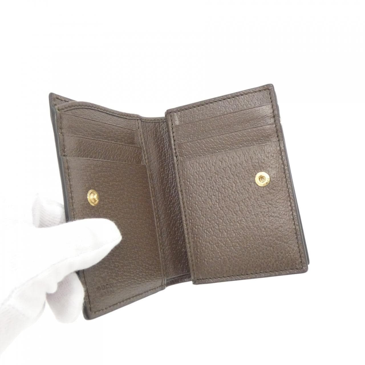 GUCCI 813296 96IWG 銀包 帆布