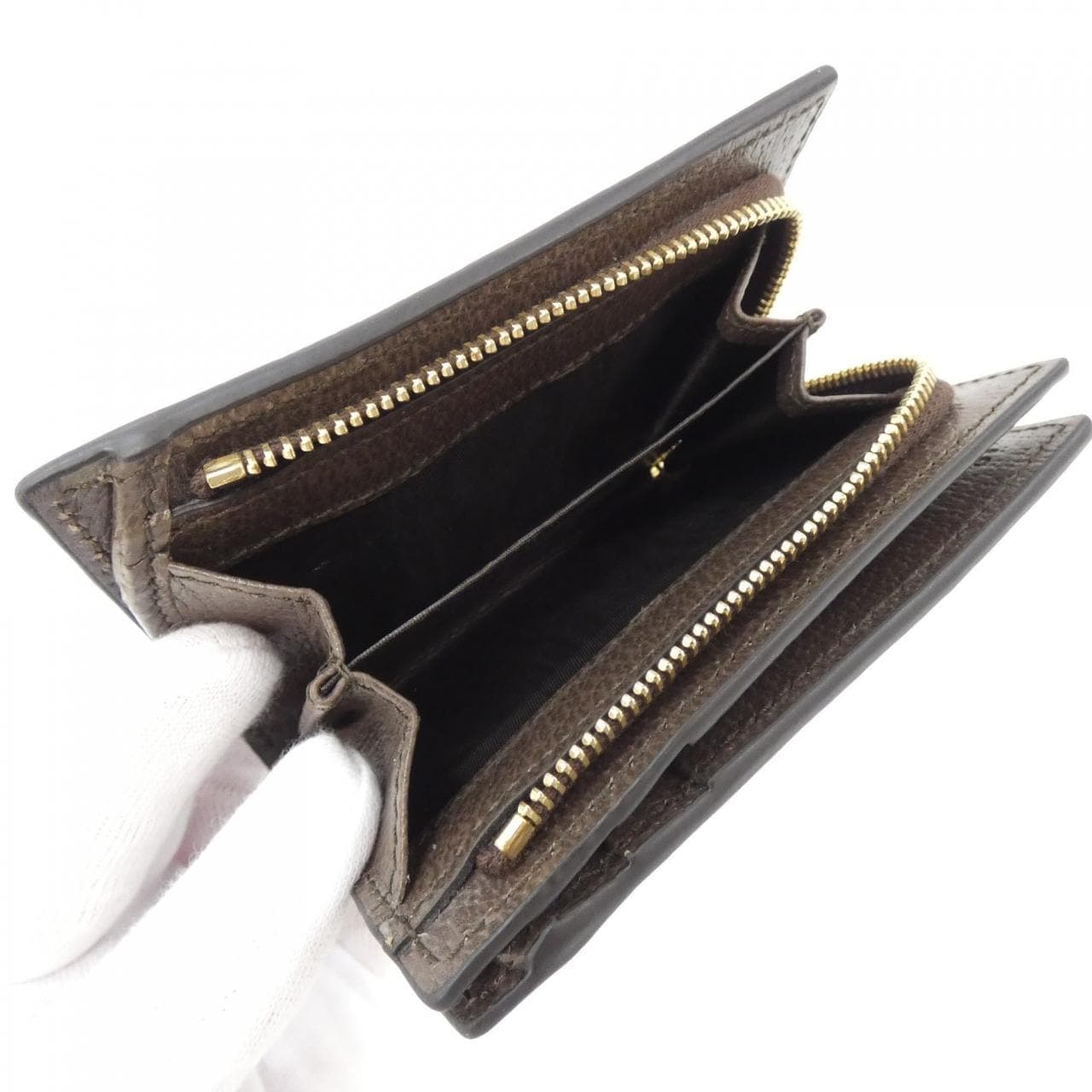 GUCCI 813296 96IWG 銀包 帆布