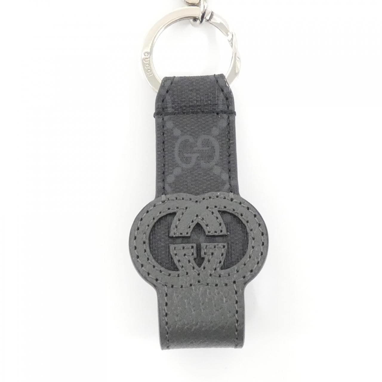 GUCCI 701432 K9GSN Key Case Canvas