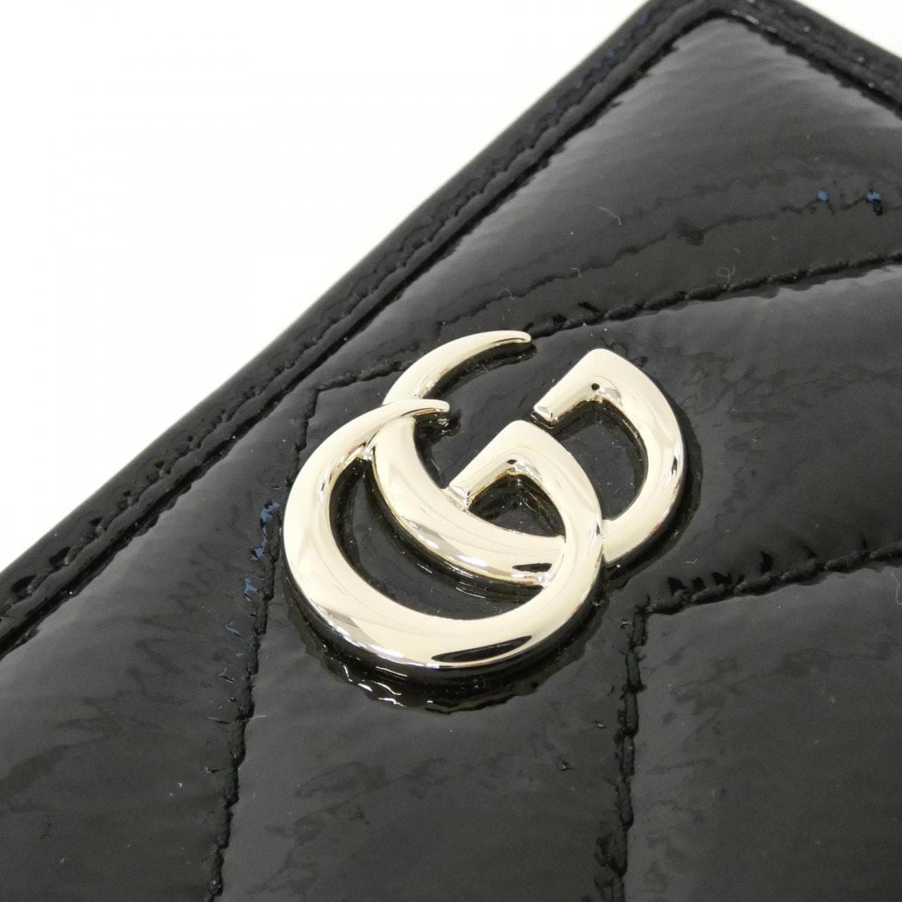 GUCCI 795520 AADQB Wallet Patent Leather
