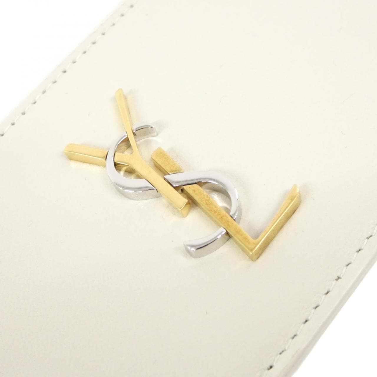 SAINT LAURENT 611558 AAB4K Coin Case Leather