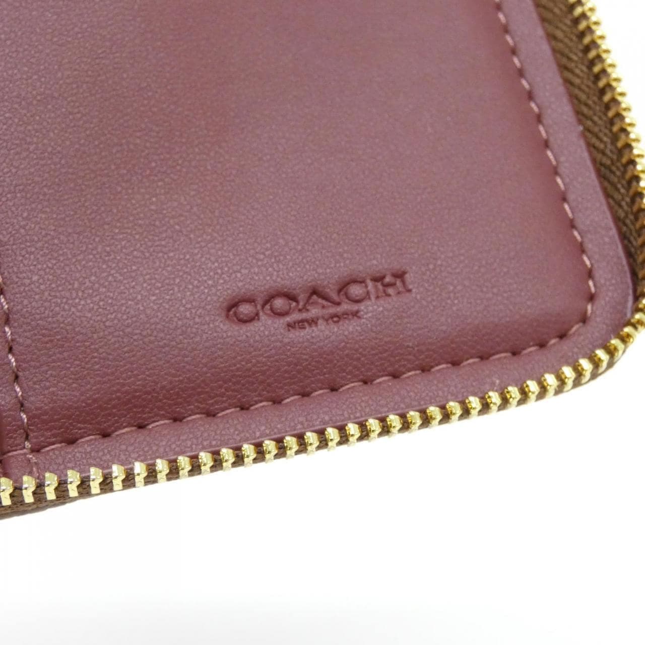 COACH CH389 Coin Case Canvas