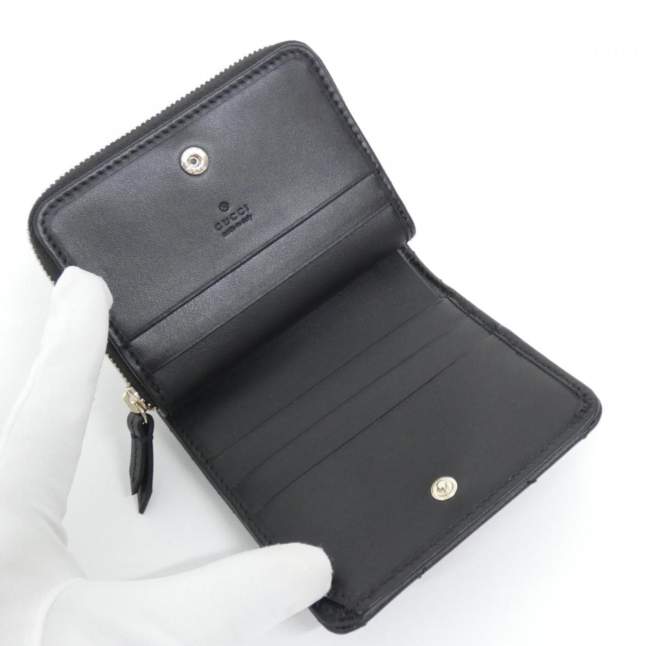 GUCCI 813370 DTDHD Wallet Leather