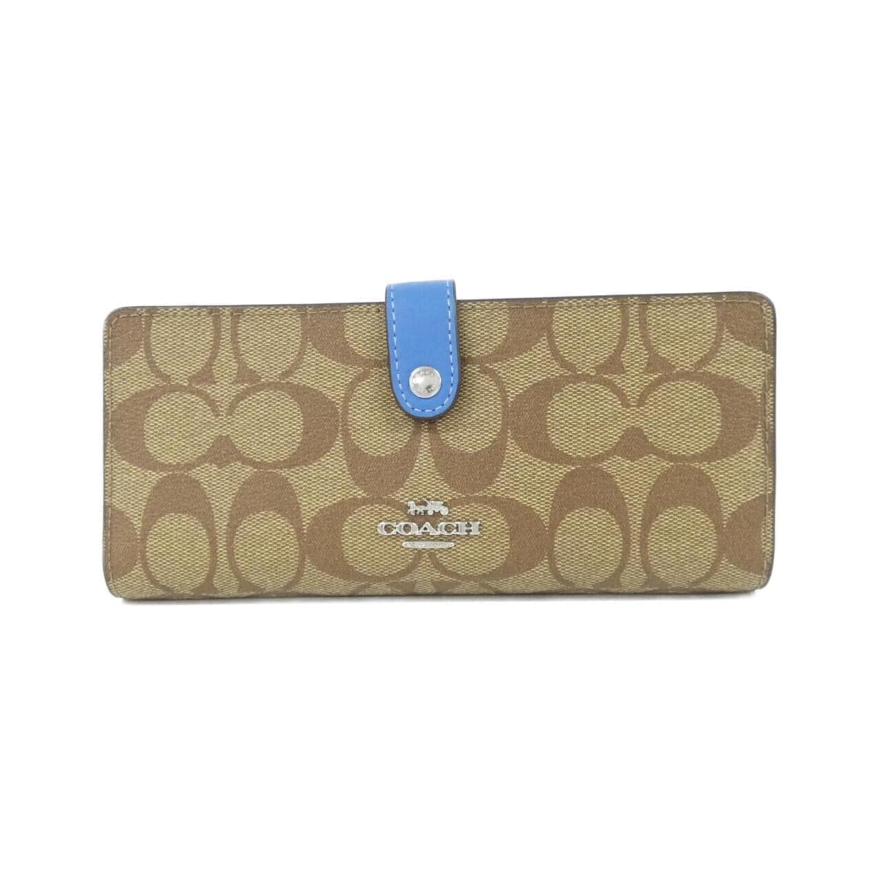 COACH CH414 Coin Case Canvas