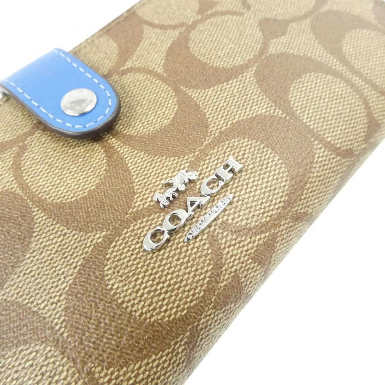 COACH CH414 Coin Case Canvas