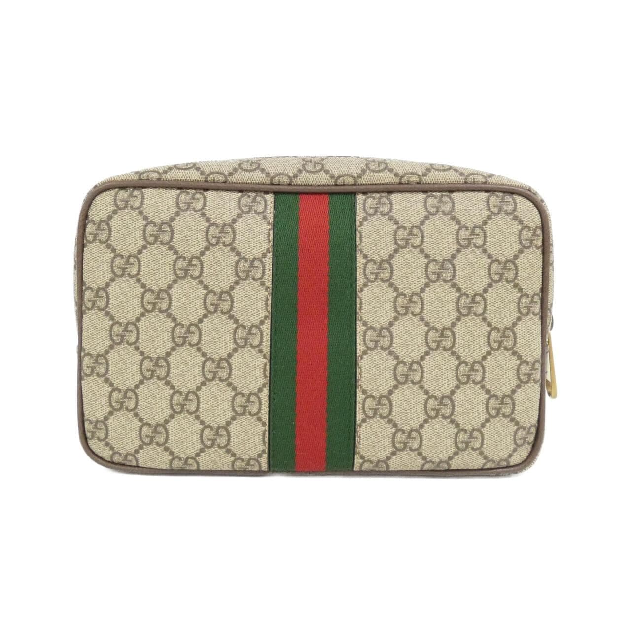 GUCCI 760019 96IWT Pouch Canvas