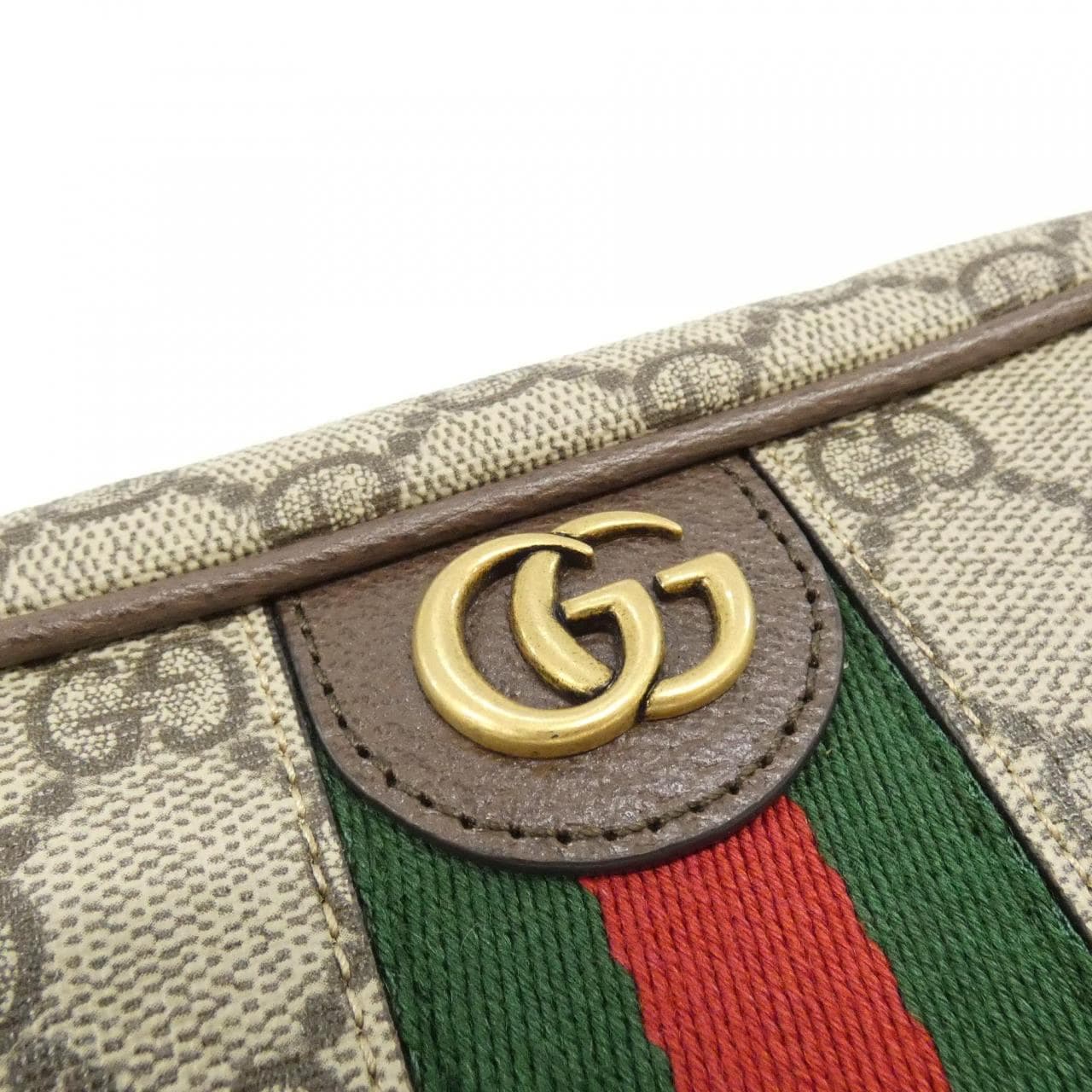 GUCCI 760019 96IWT Pouch Canvas