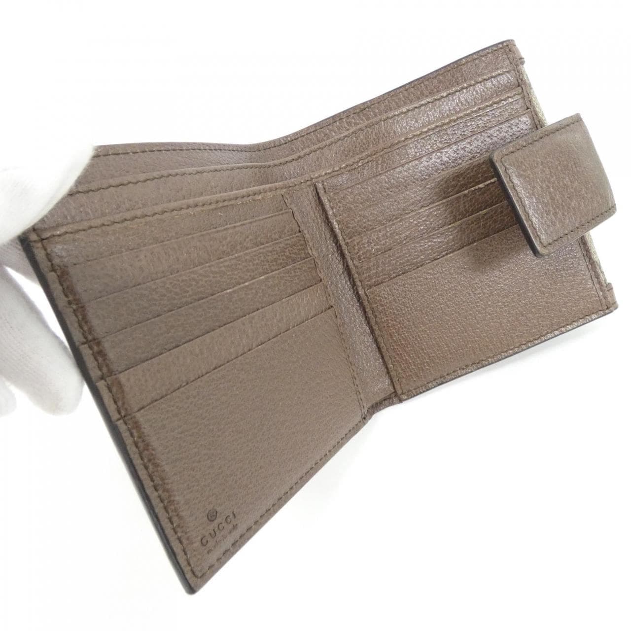 GUCCI 523173 96IWG 銀包 帆布