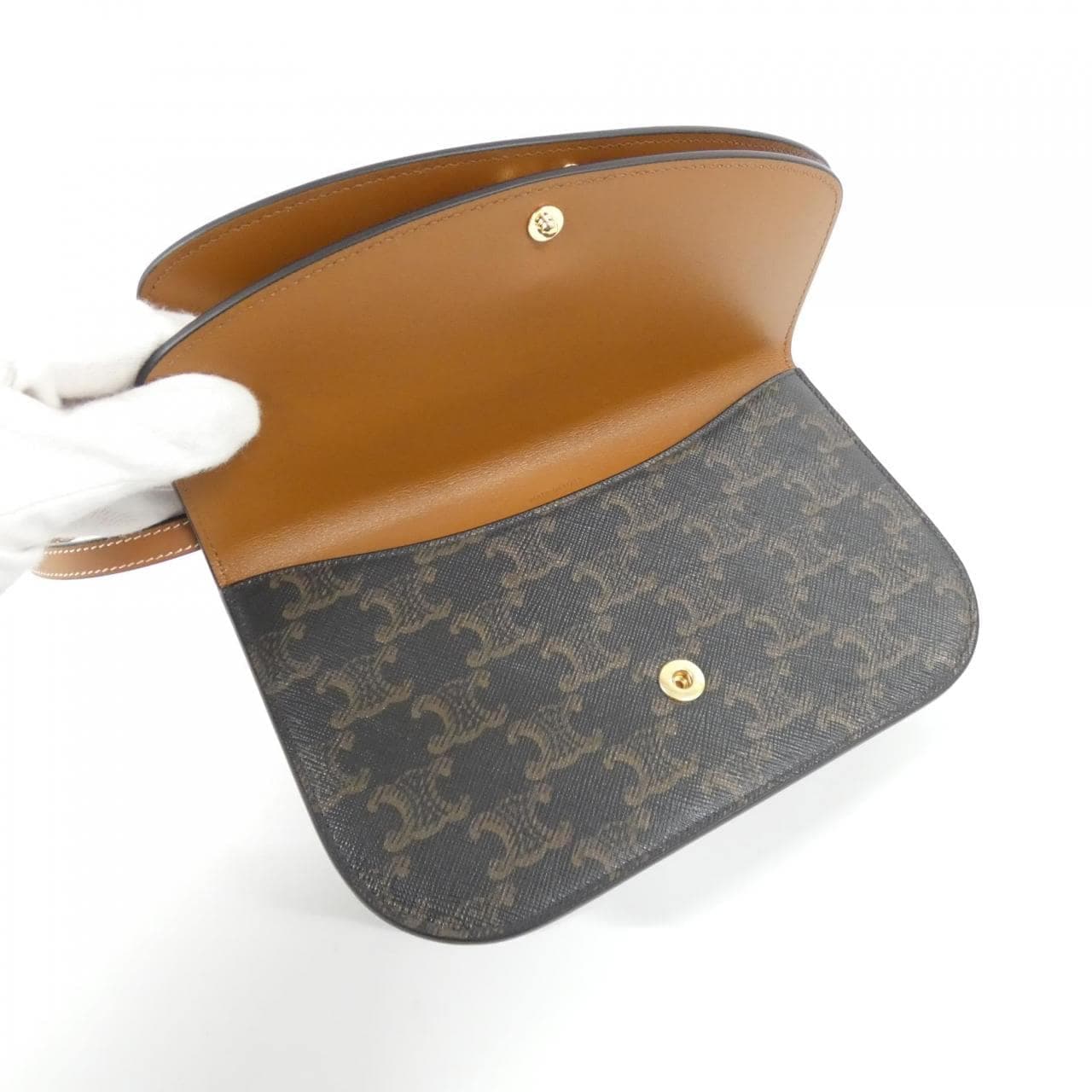 CELINE 10P672GVL Wallet Canvas