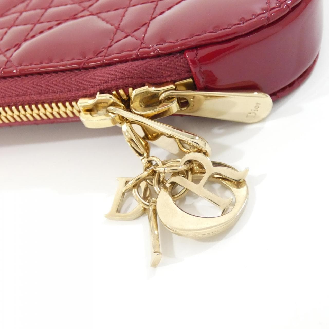 DIOR Lady Dior S0872OVRB 銀包 漆皮