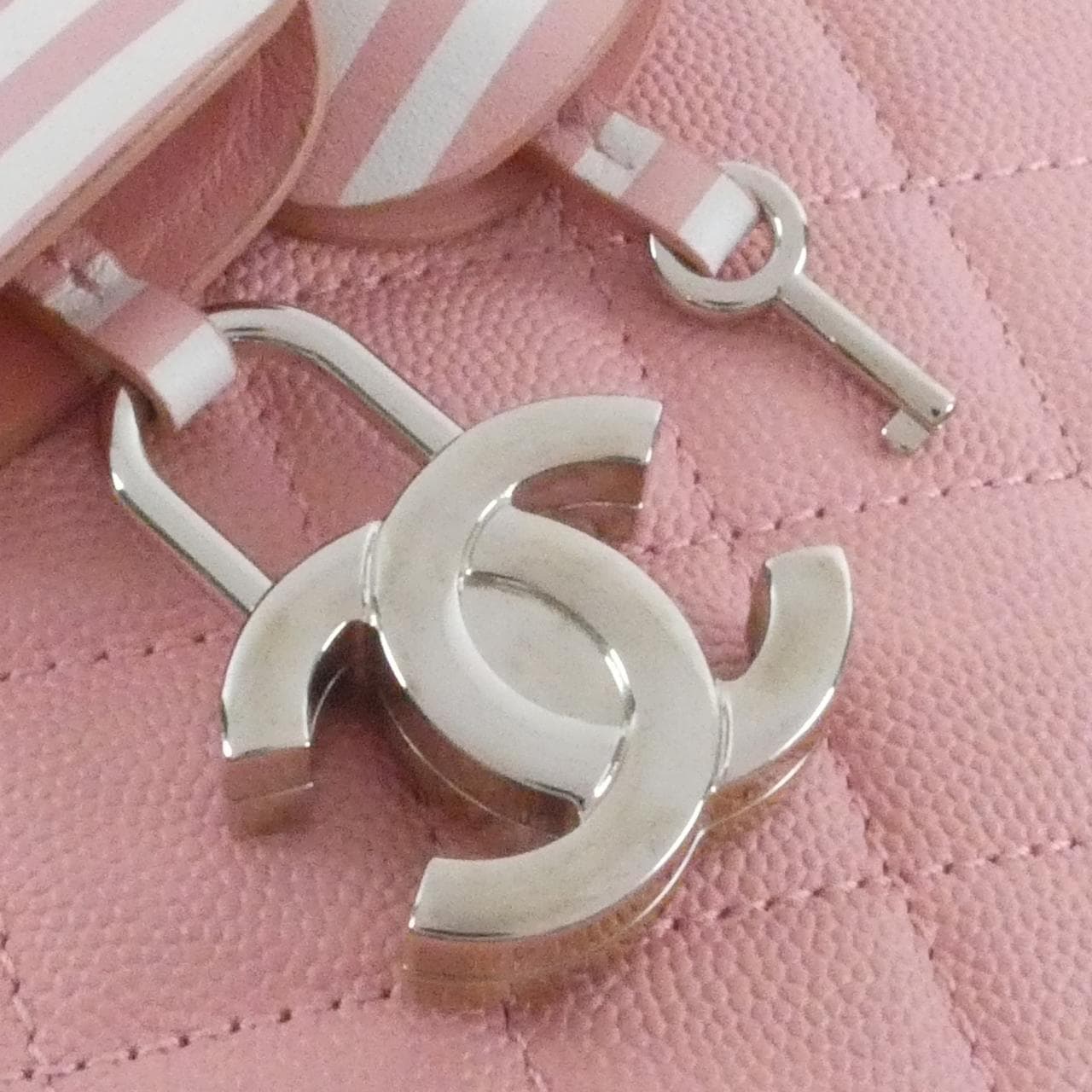 CHANEL 93343 手提包 荔枝紋牛皮