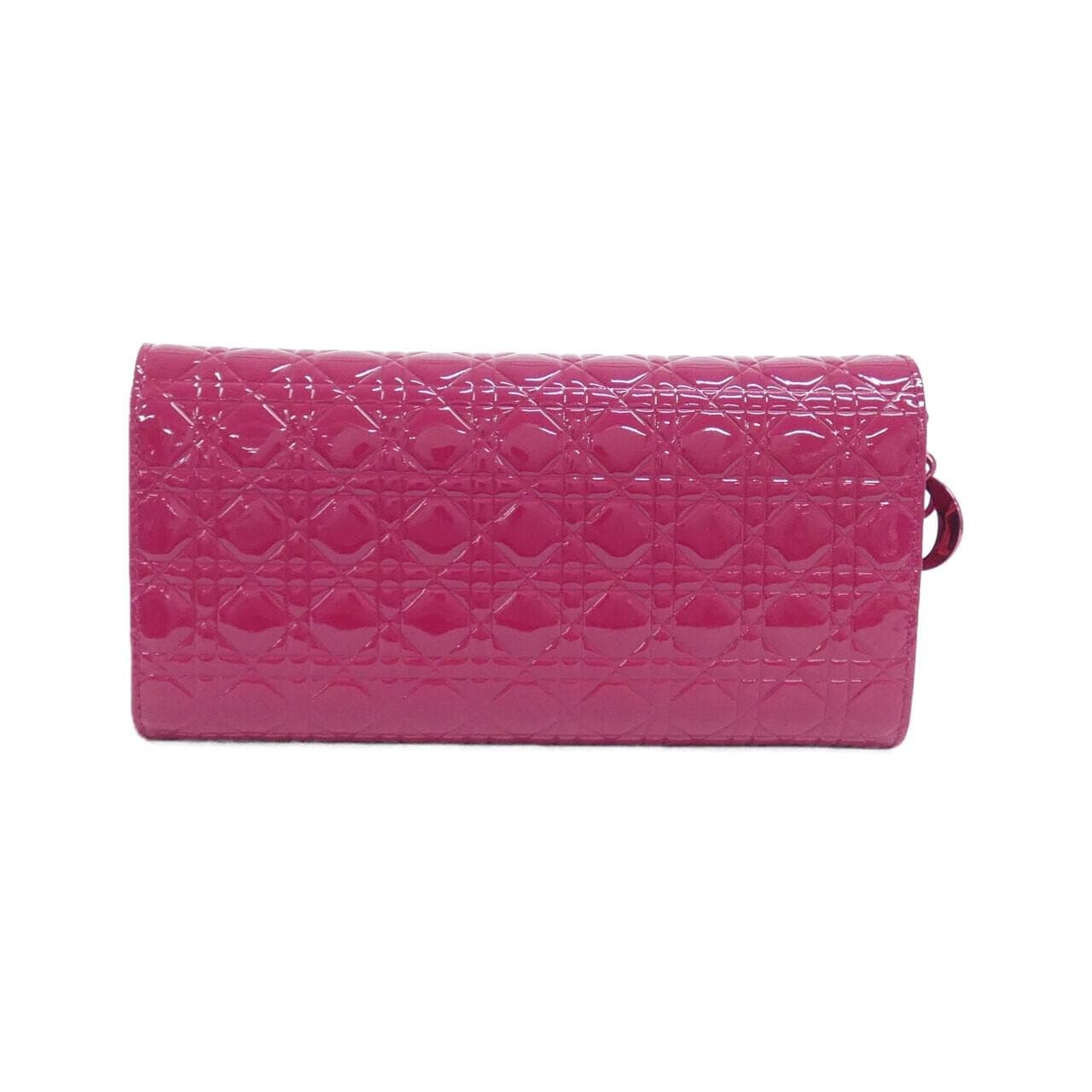 DIOR Lady Dior S0646PVCB 銀包 漆皮