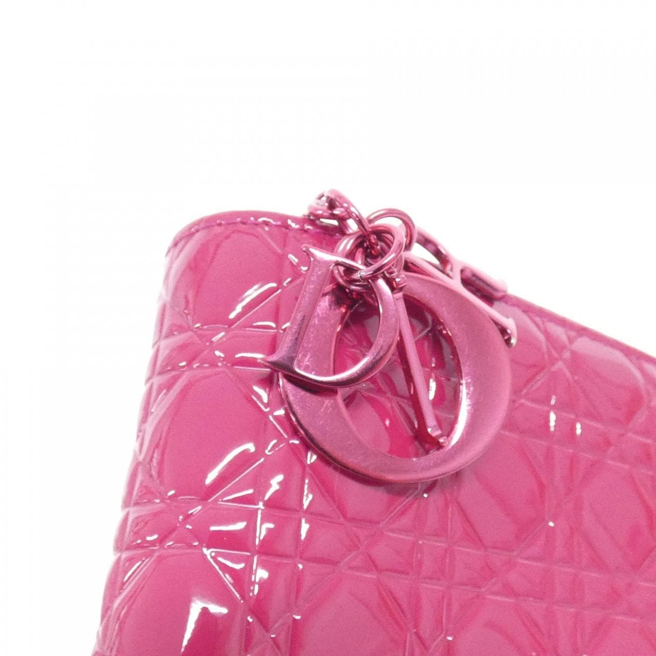 DIOR Lady Dior S0646PVCB 銀包 漆皮