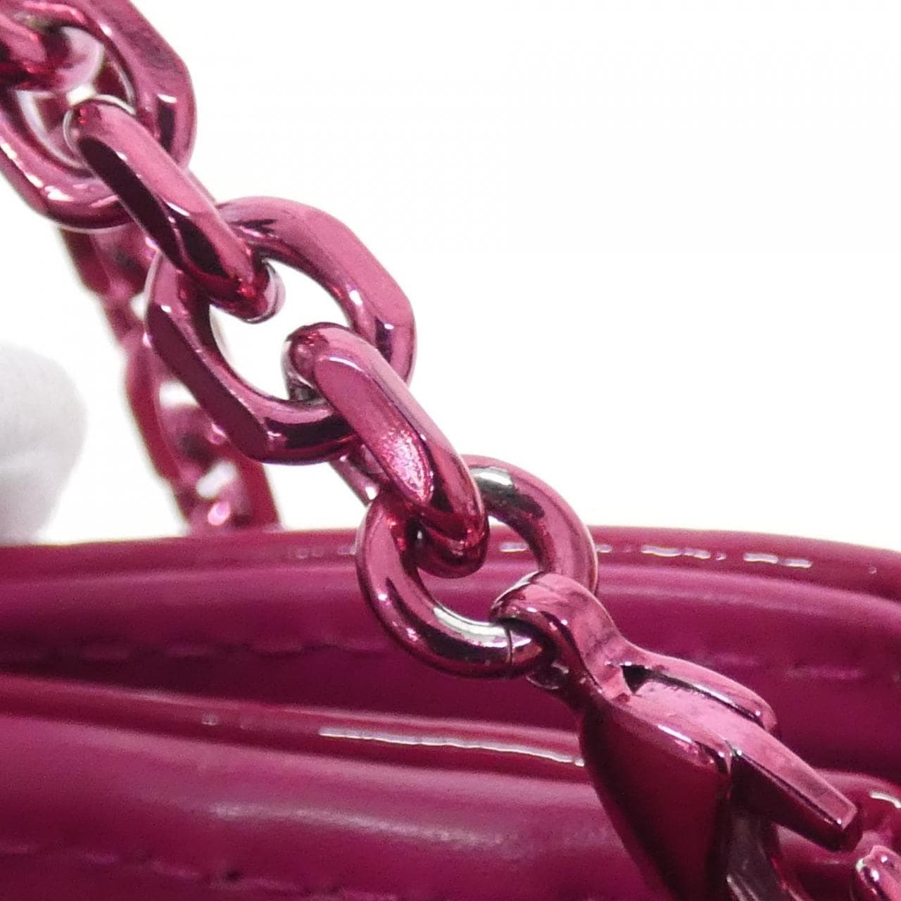 DIOR Lady Dior S0646PVCB 銀包 漆皮