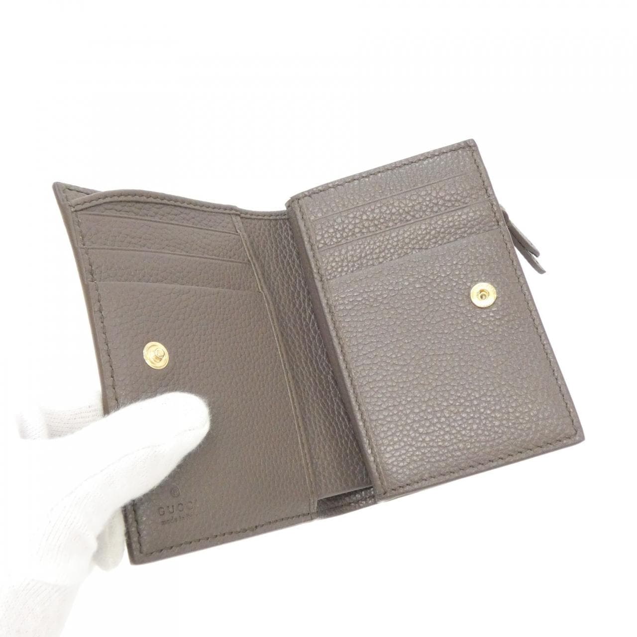 GUCCI 772738 AAGUL 銀包 帆布