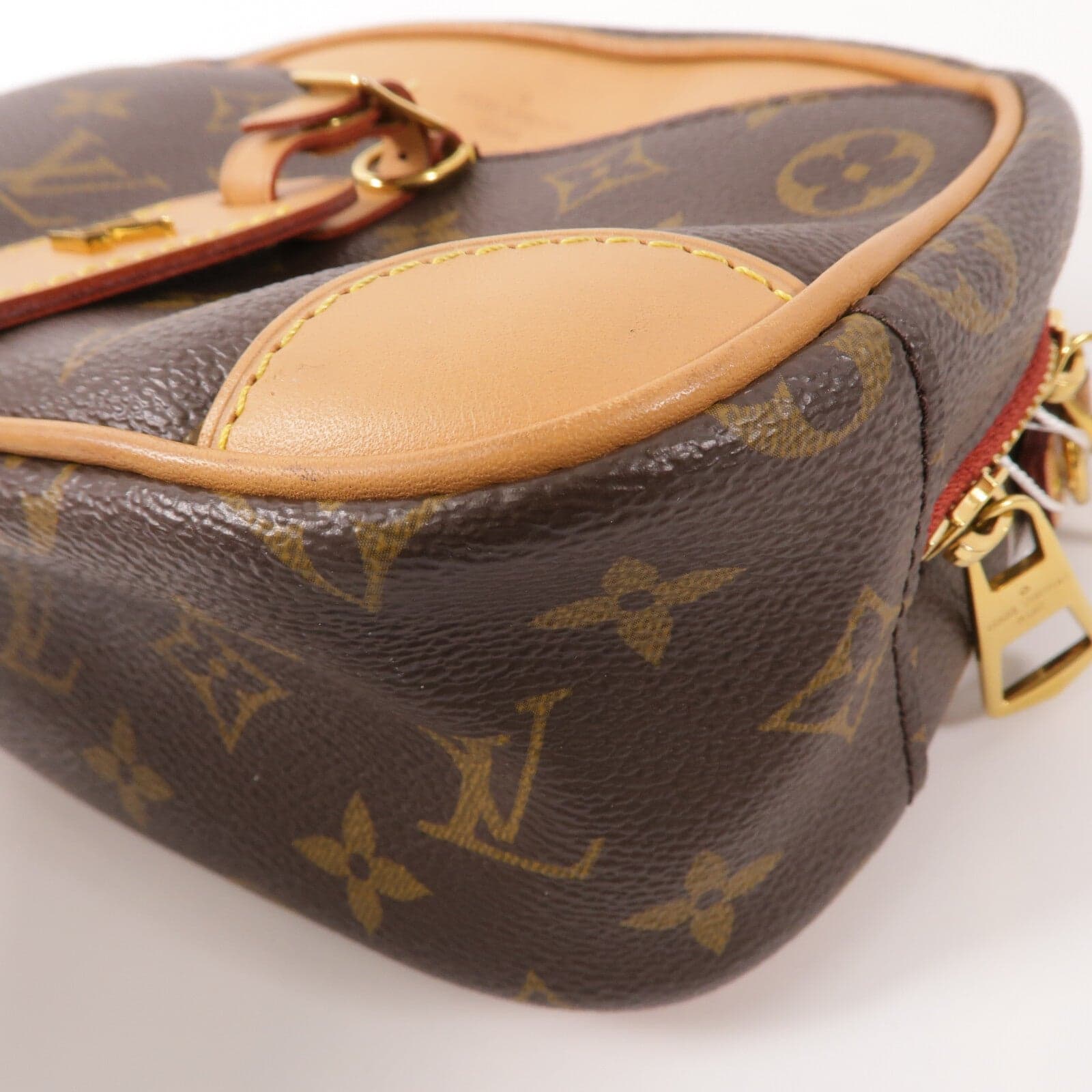 LOUIS VUITTON Deauville M45528 Shoulder Bag Coated Canvas