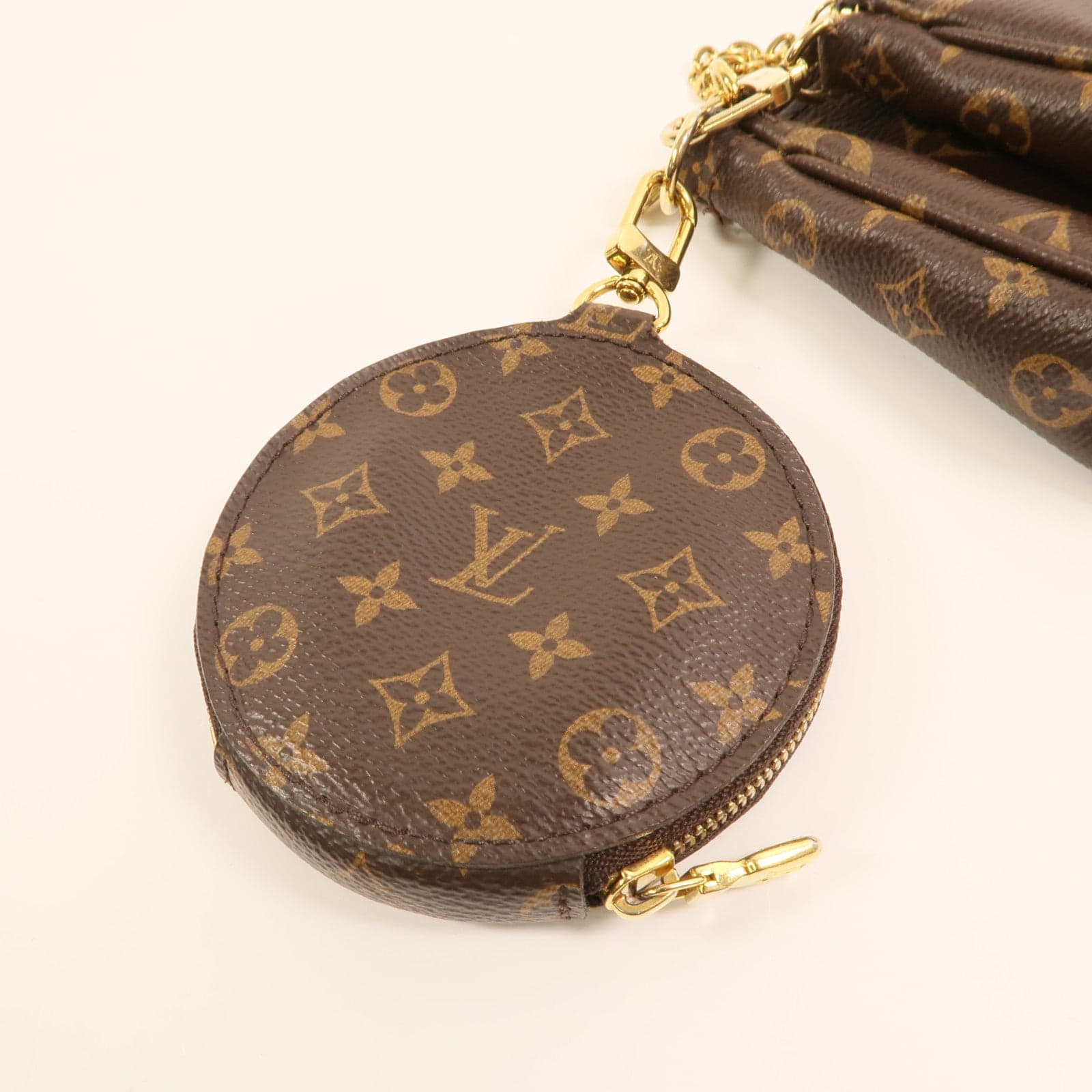 LOUIS VUITTON Multi Pochette M44813 2-Way Bag Coated Canvas