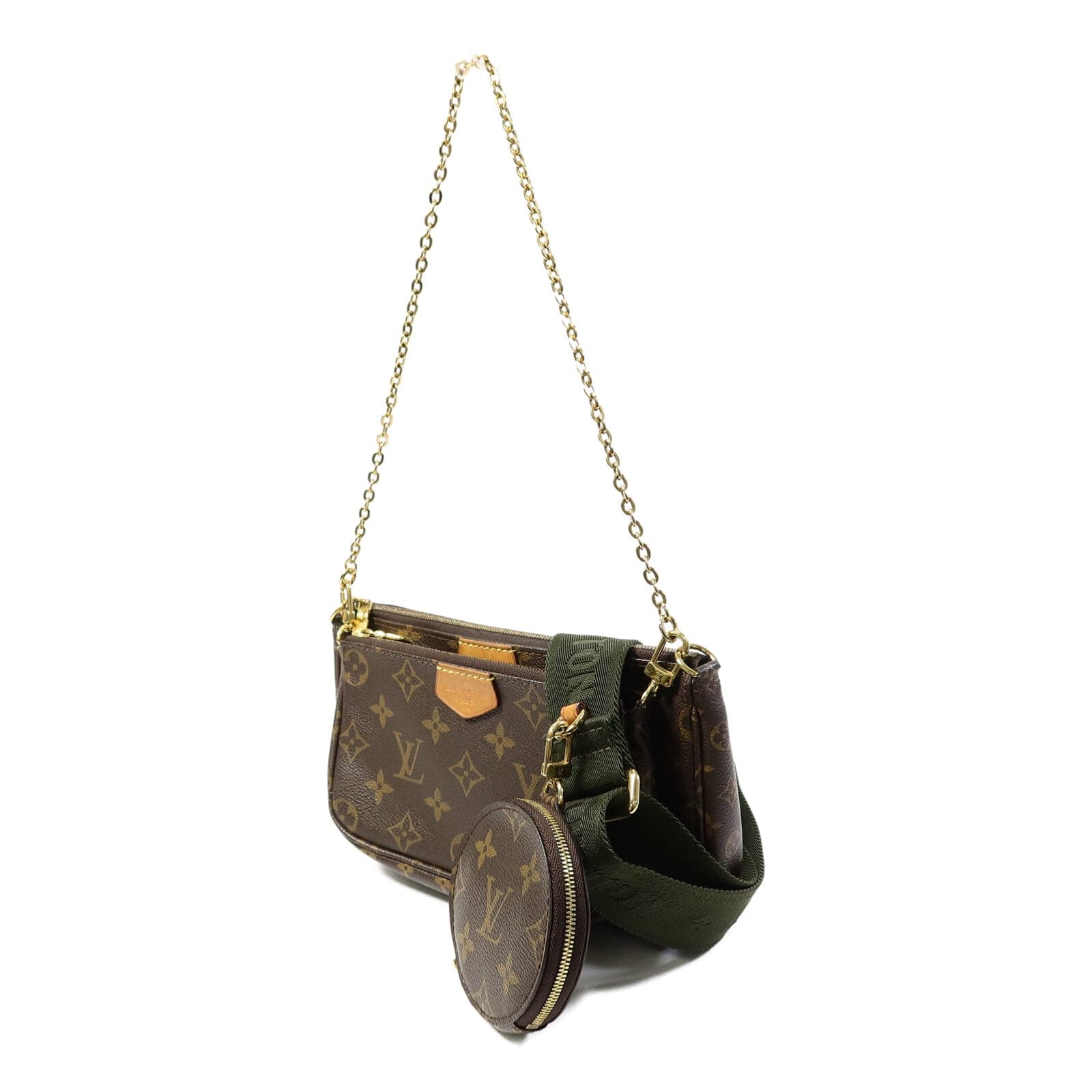 LOUIS VUITTON Multi Pochette M44813 2-Way Bag Coated Canvas