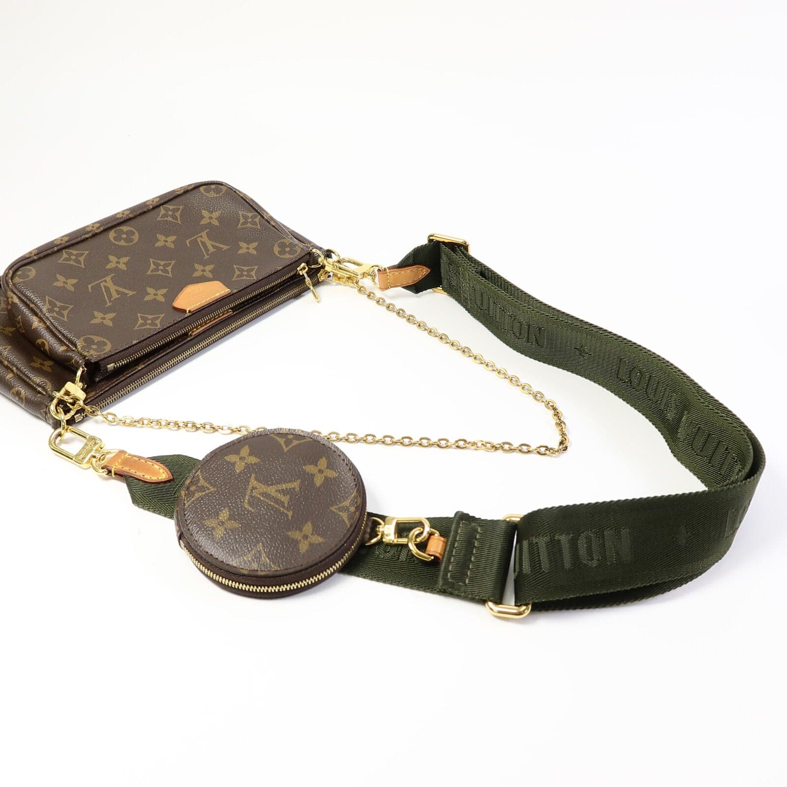 LOUIS VUITTON Multi Pochette M44813 2-Way Bag Coated Canvas