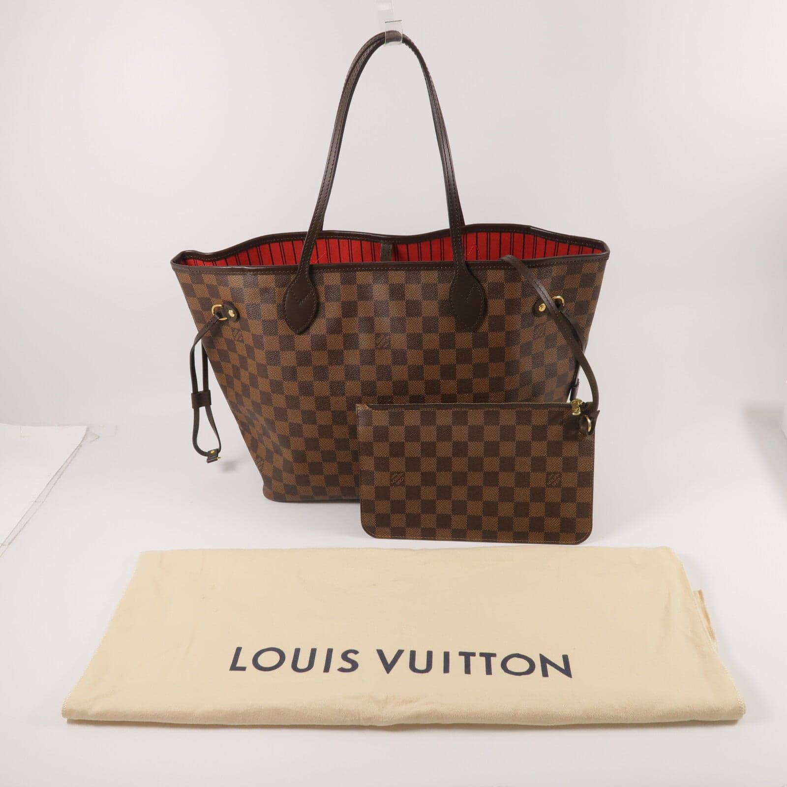 LOUIS VUITTON Neverfull N41358 Tote Bag Coated Canvas