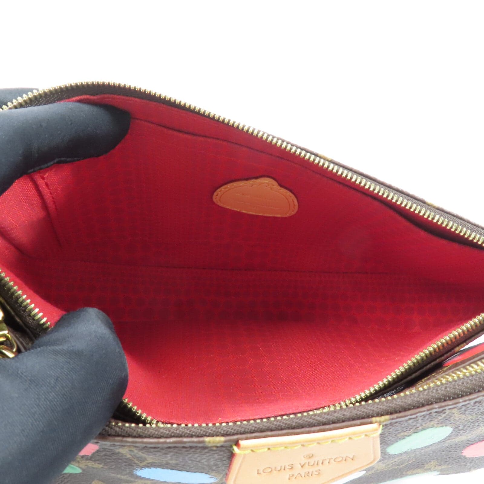 LOUIS VUITTON Multi Pochette M46385 兩用包 塗層帆布