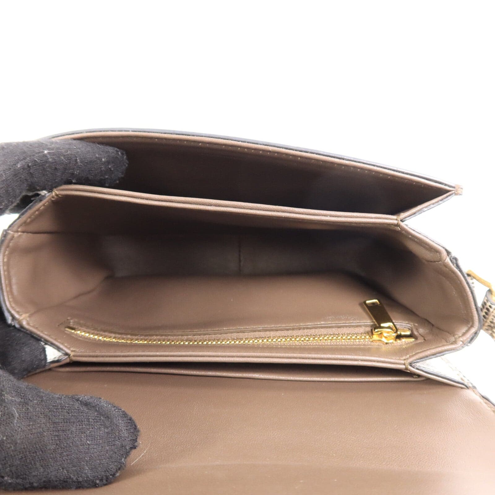 LOUIS VUITTON 肩背包 x Lizard
