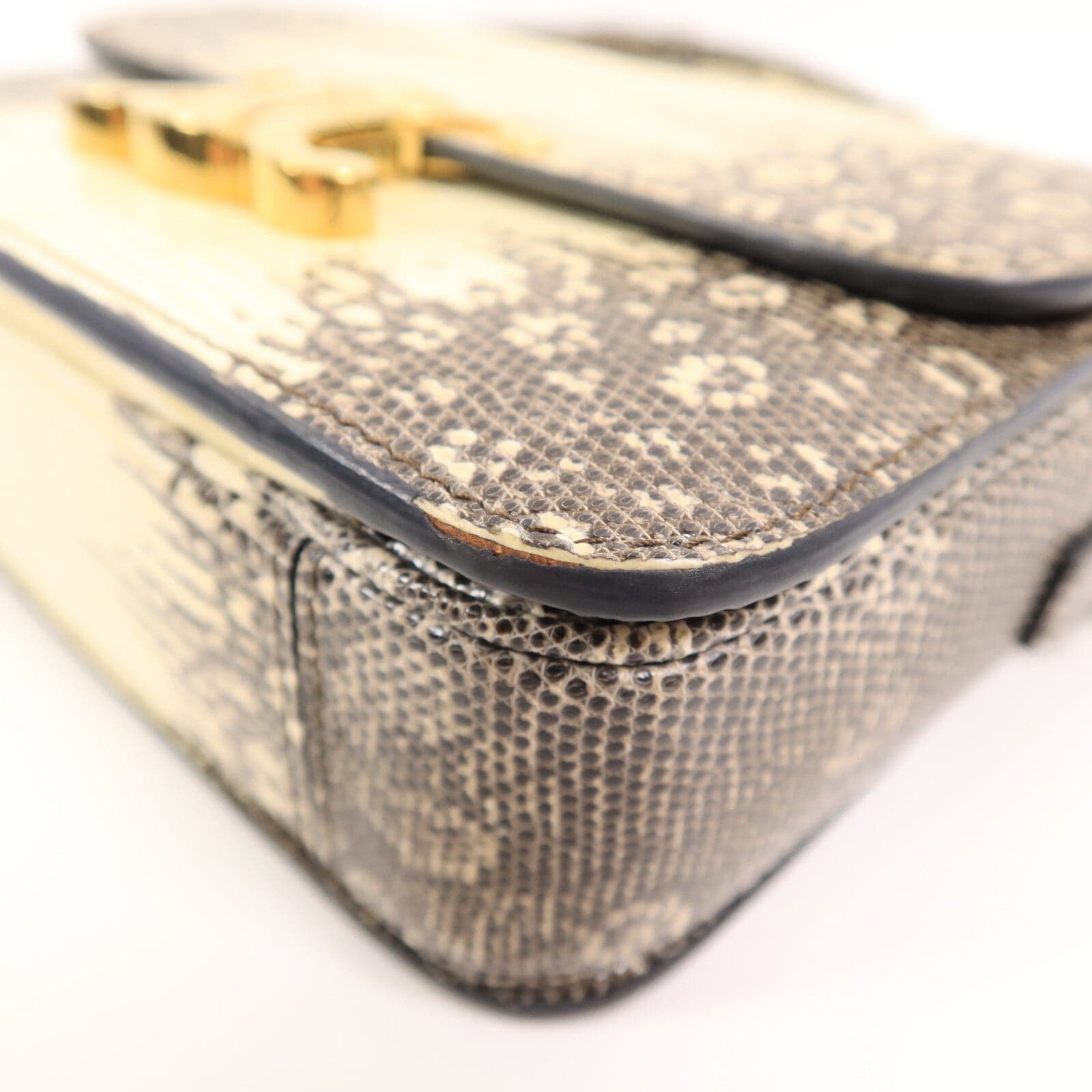 LOUIS VUITTON 肩背包 x Lizard
