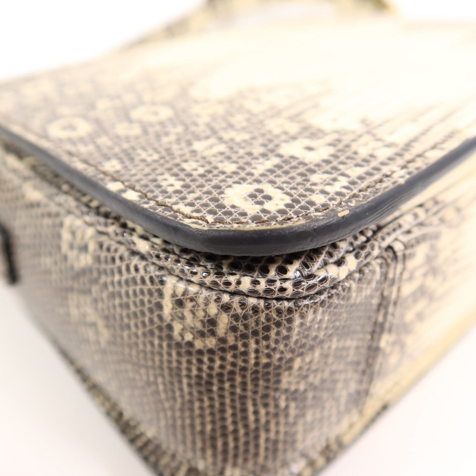 LOUIS VUITTON 肩背包 x Lizard