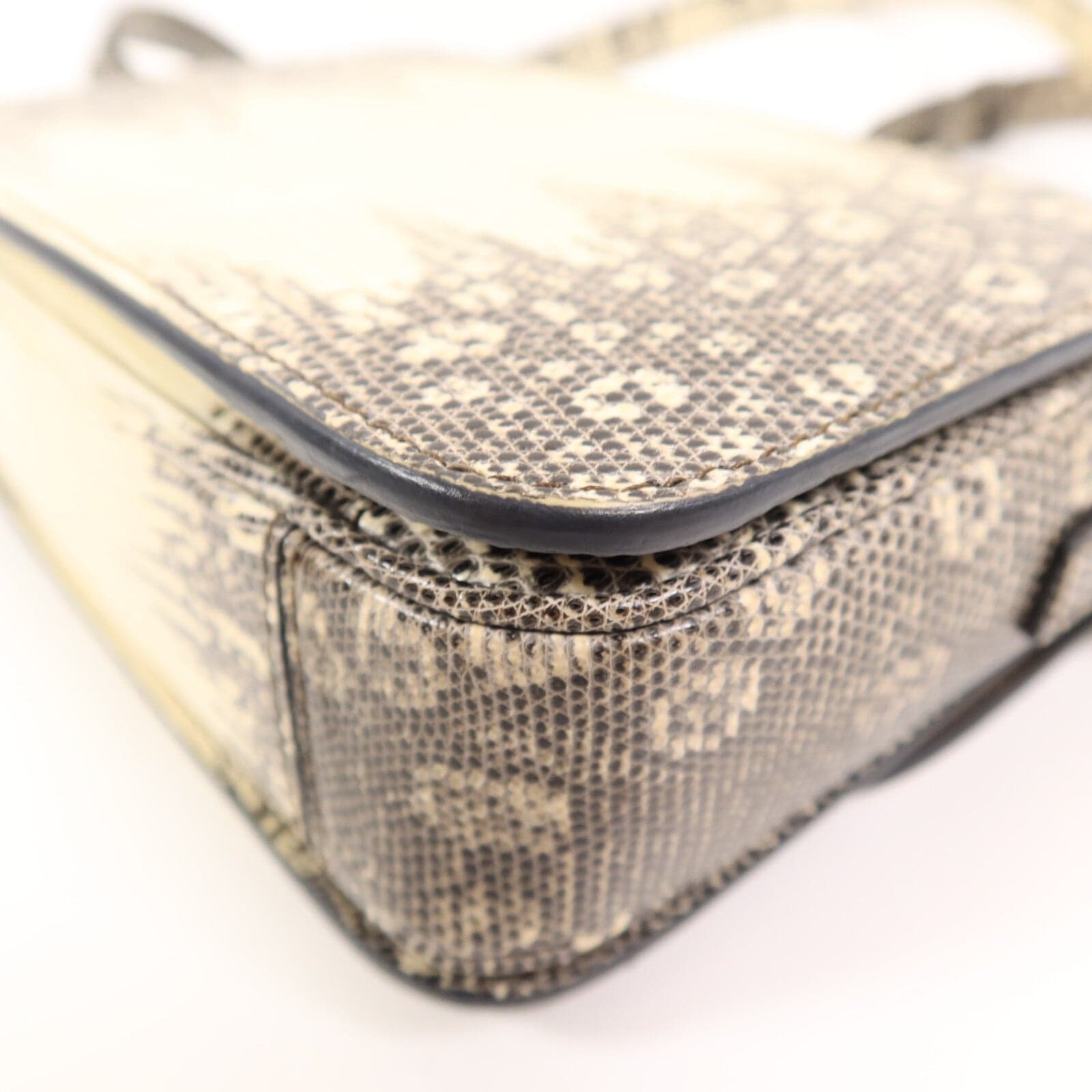 LOUIS VUITTON 肩背包 x Lizard