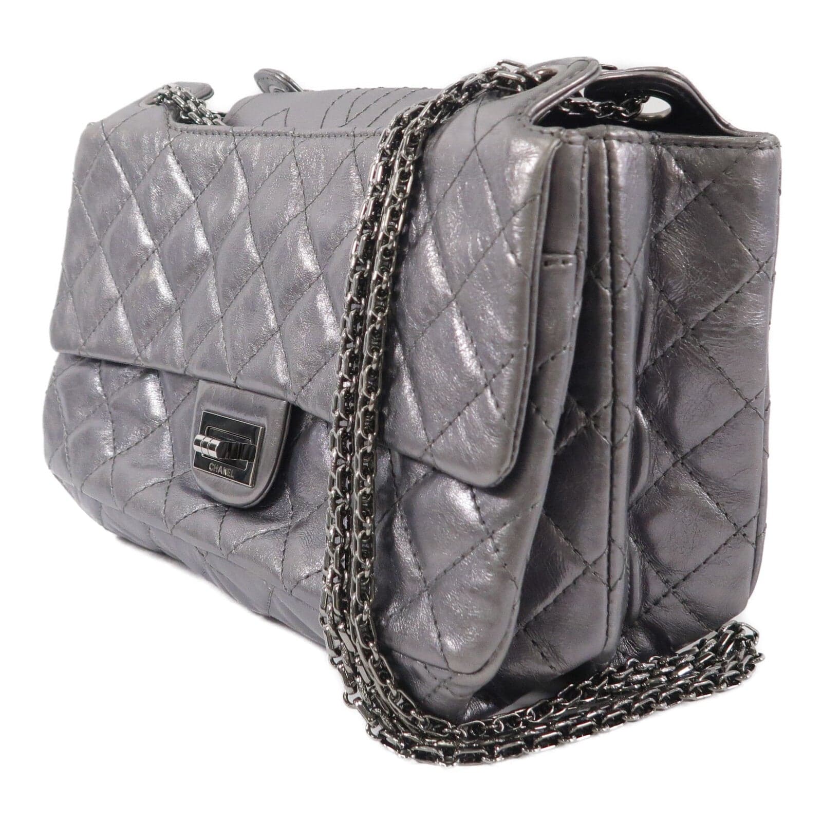 LOUIS VUITTON 2.55 肩背包 牛皮