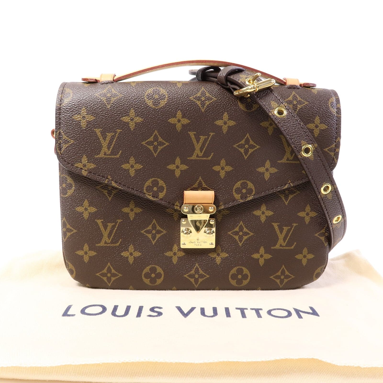 LOUIS VUITTON Pochette Metis M44875 2-Way Bag Coated Canvas