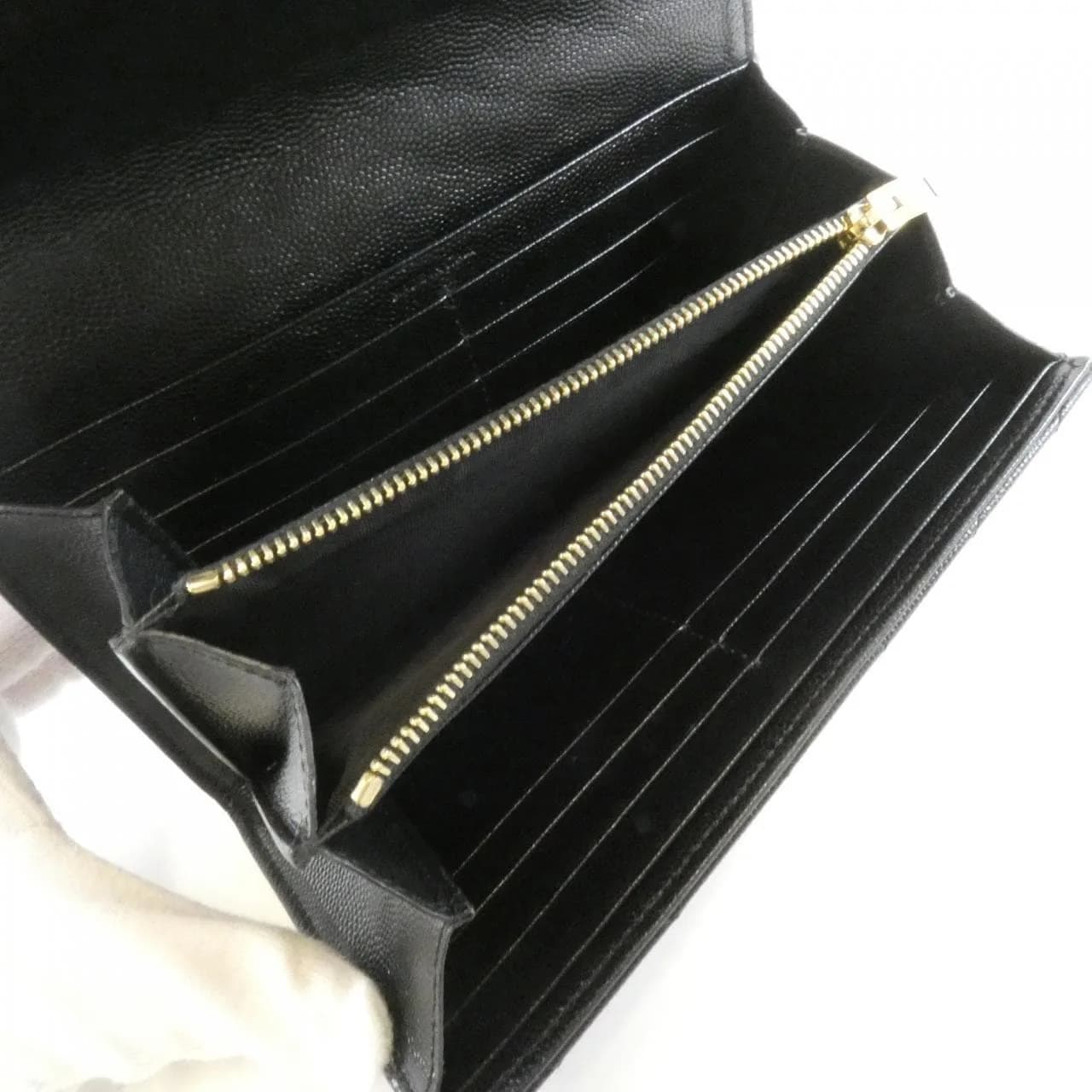 SAINT LAURENT 372264 BOW01 銀包